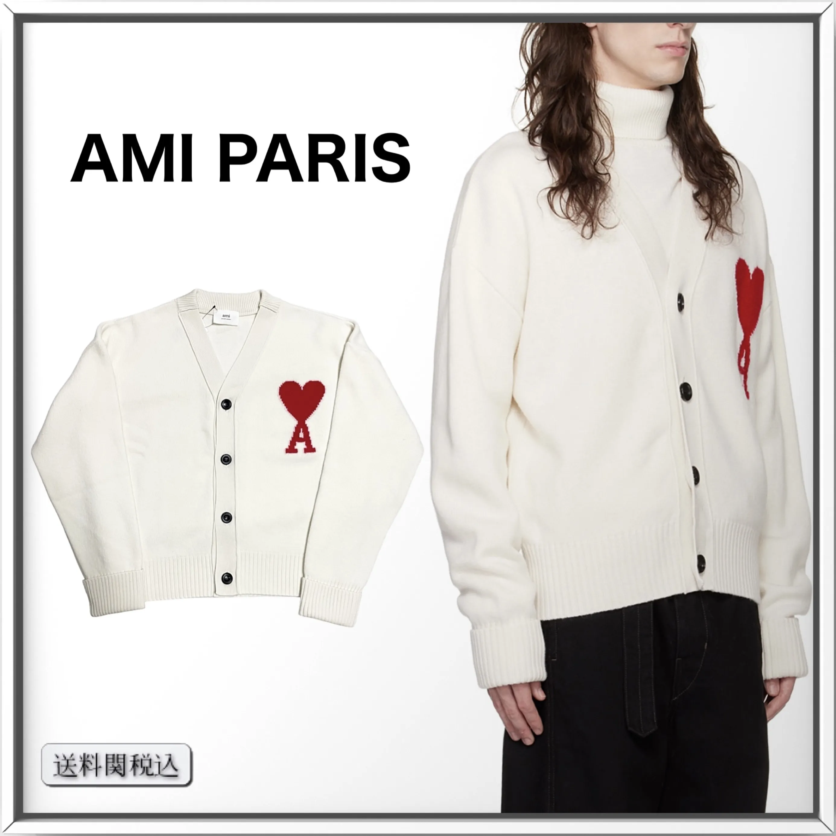 AMI PARIS  |Logo Designers Cardigans
