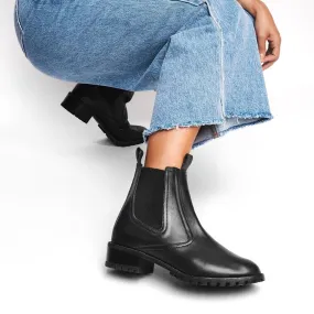 Antwerp Black Chelsea Boots