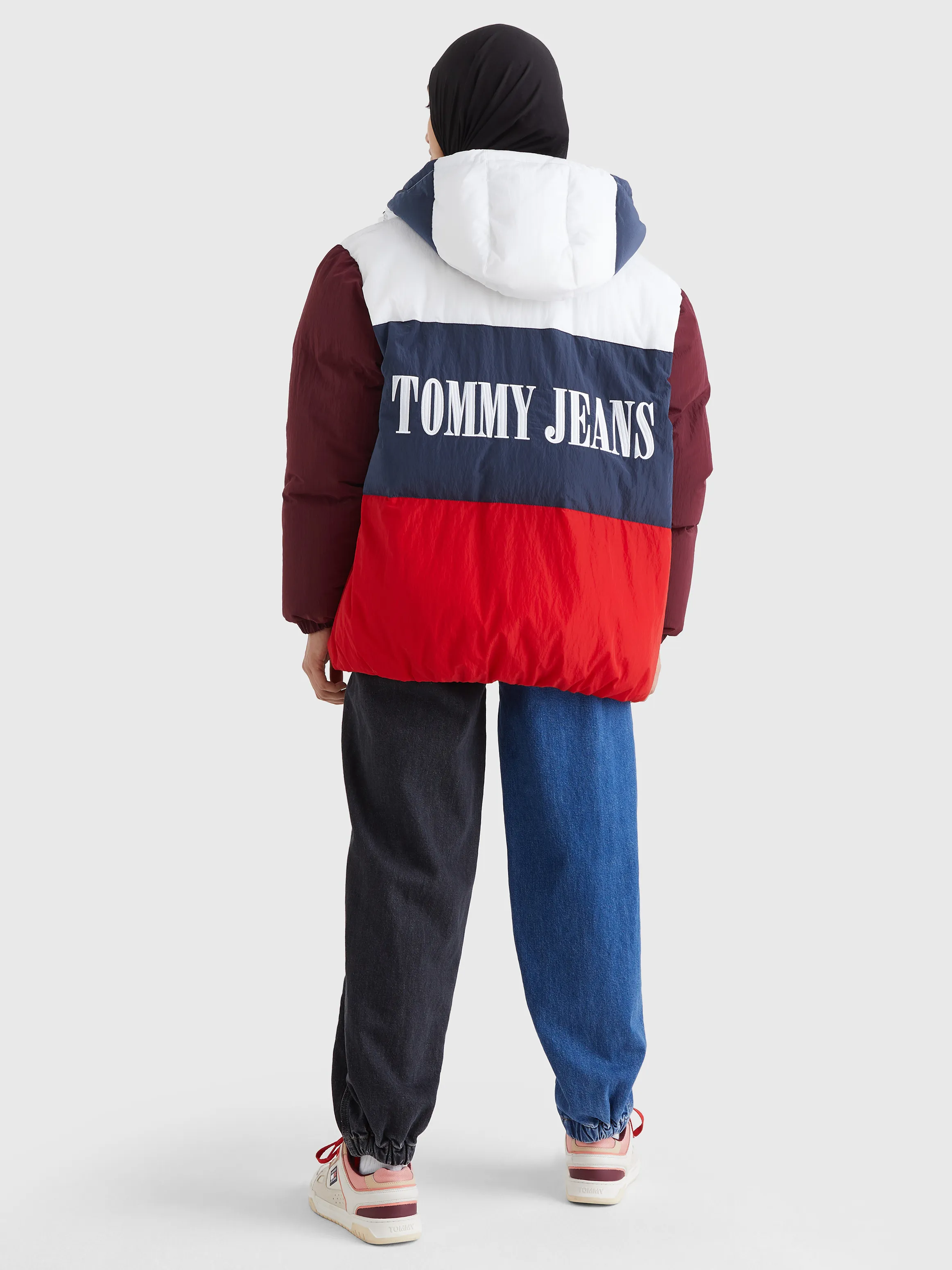 Archive Colour-Blocked Puffer Jacket | Coats & Jackets | Tommy Jeans