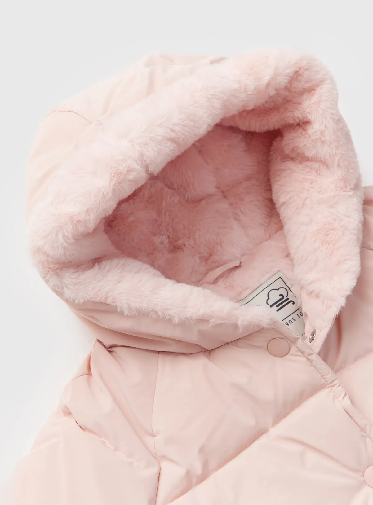 Buy Pink Longline Puffer Jacket 1-2 years | Coats and jackets | Tu