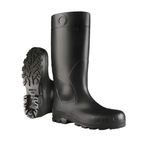 Chesapeake Safety Steel Toe Black PVC Work Boots