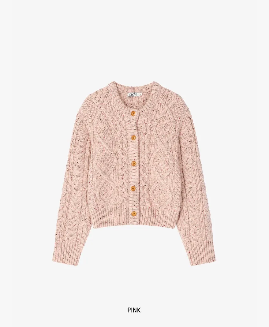 GROVE  |Casual Style Street Style Logo Cardigans