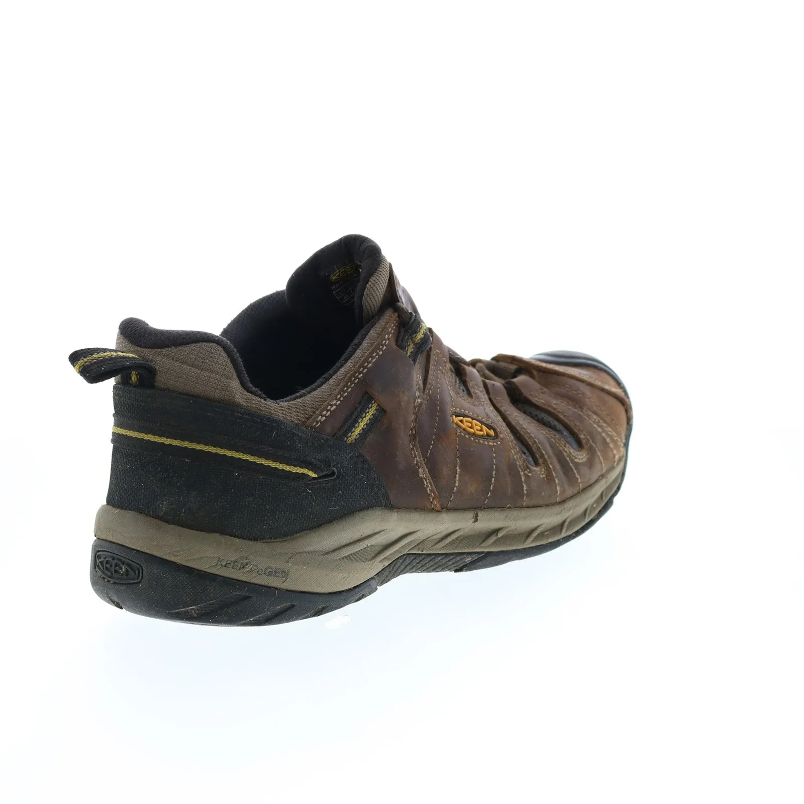 Keen Flint II 1023241 Mens Brown Leather Lace Up Work Boots