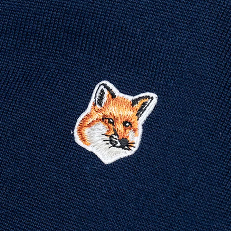 MAISON KITSUNE  |Unisex Street Style Long Sleeves Logo Cardigans