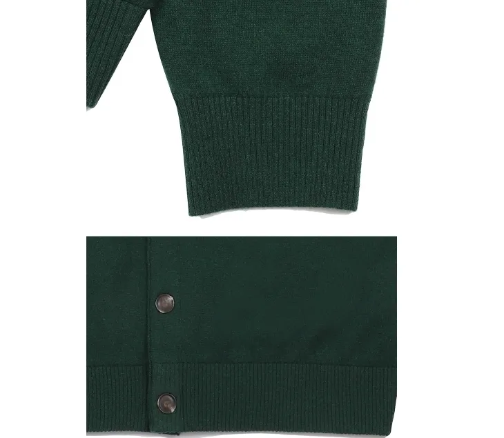Malbon Golf  |Street Style Plain Logo Cardigans
