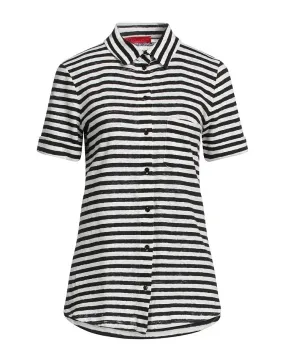 Max&Co.  |Stripes Short Sleeves Shirts & Blouses