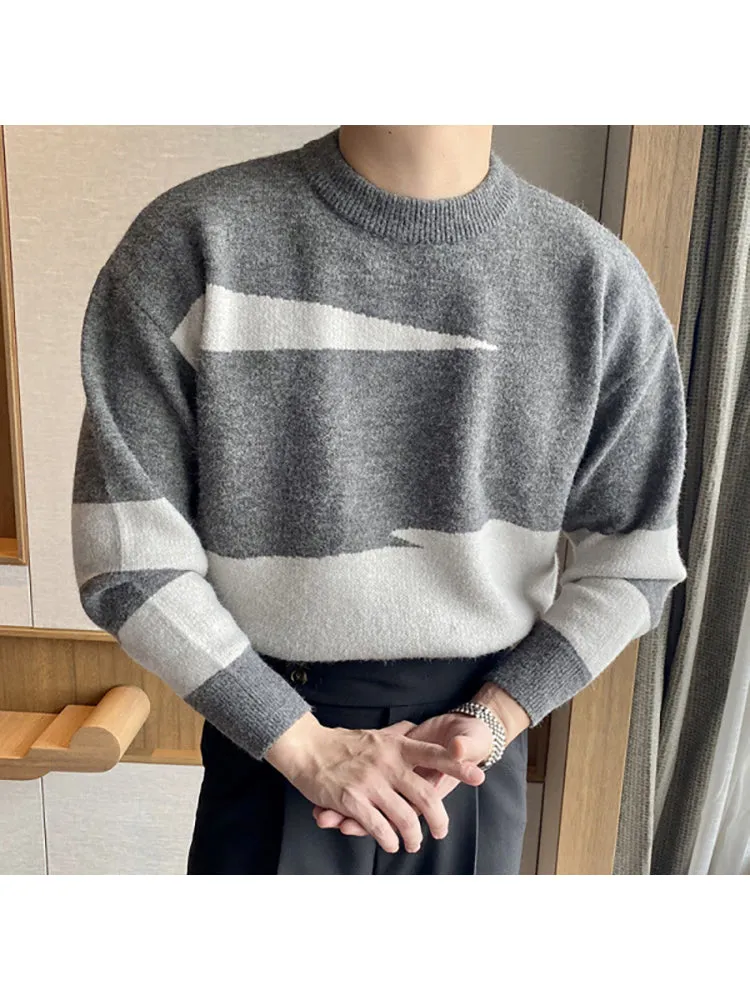   Men'S Knit Crewneck Sweaters   