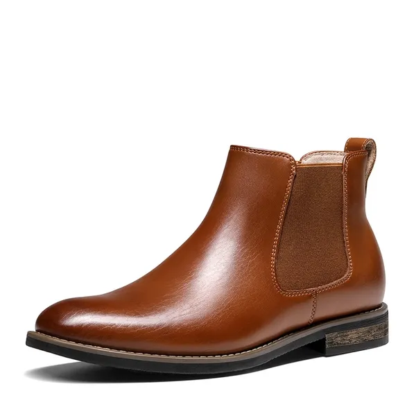 Men's Vegan Leather Dress Chelsea Boots