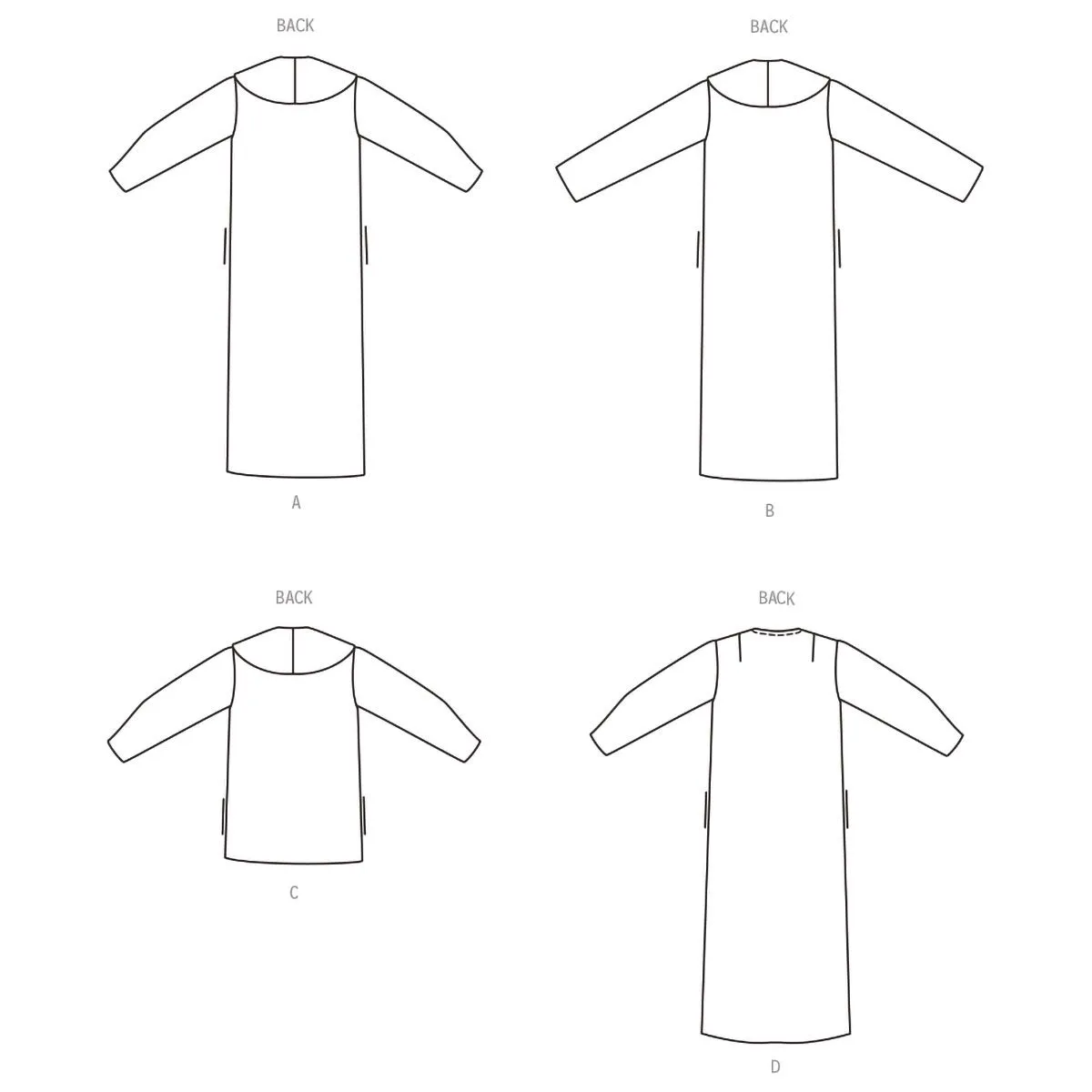 Misses Coats Butterick Sewing Pattern 6957