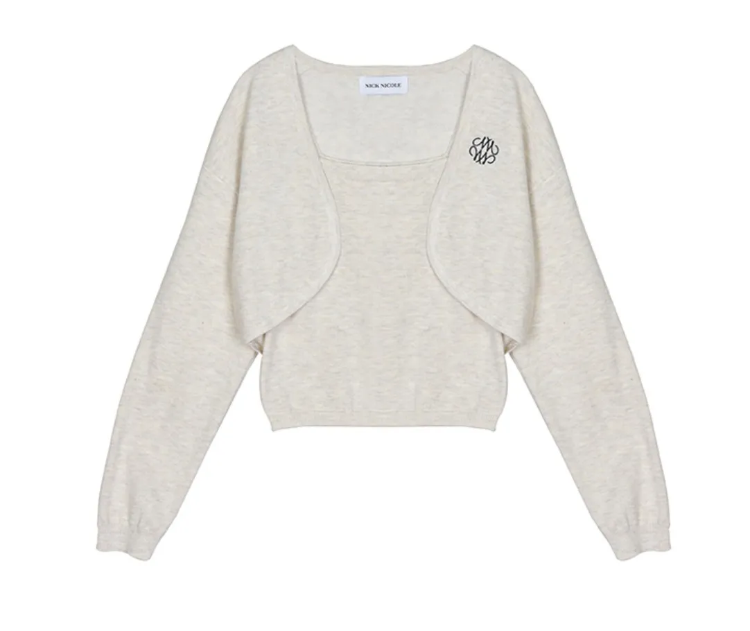 NICK&NICOLE  |Casual Style Street Style Logo Cardigans