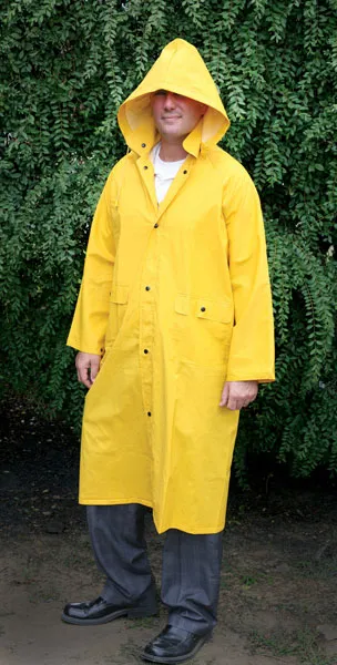 PVC Industrial Rain coats, 35 mil Size Large