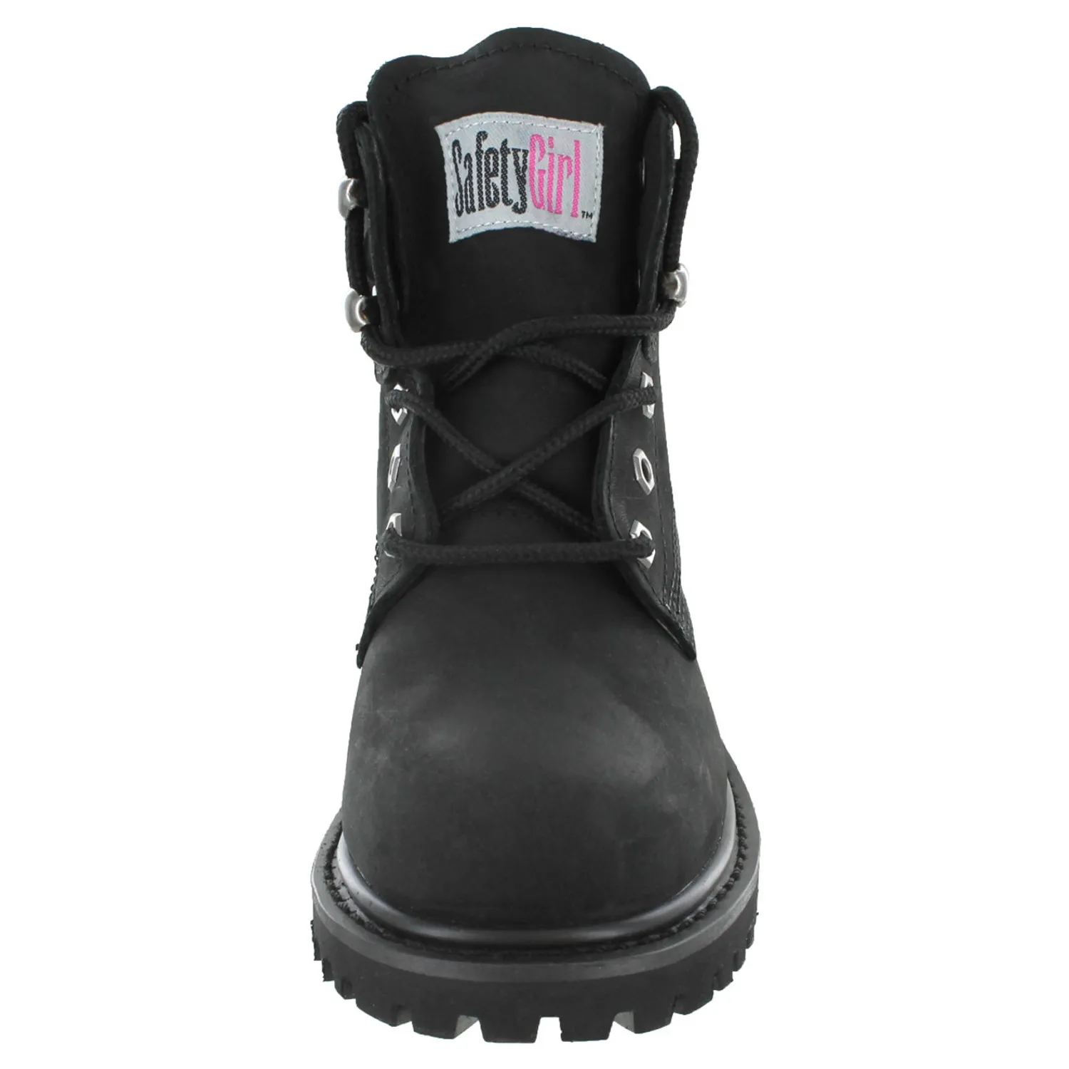 Safety Girl Women's Soft Toe Work Boots - Black