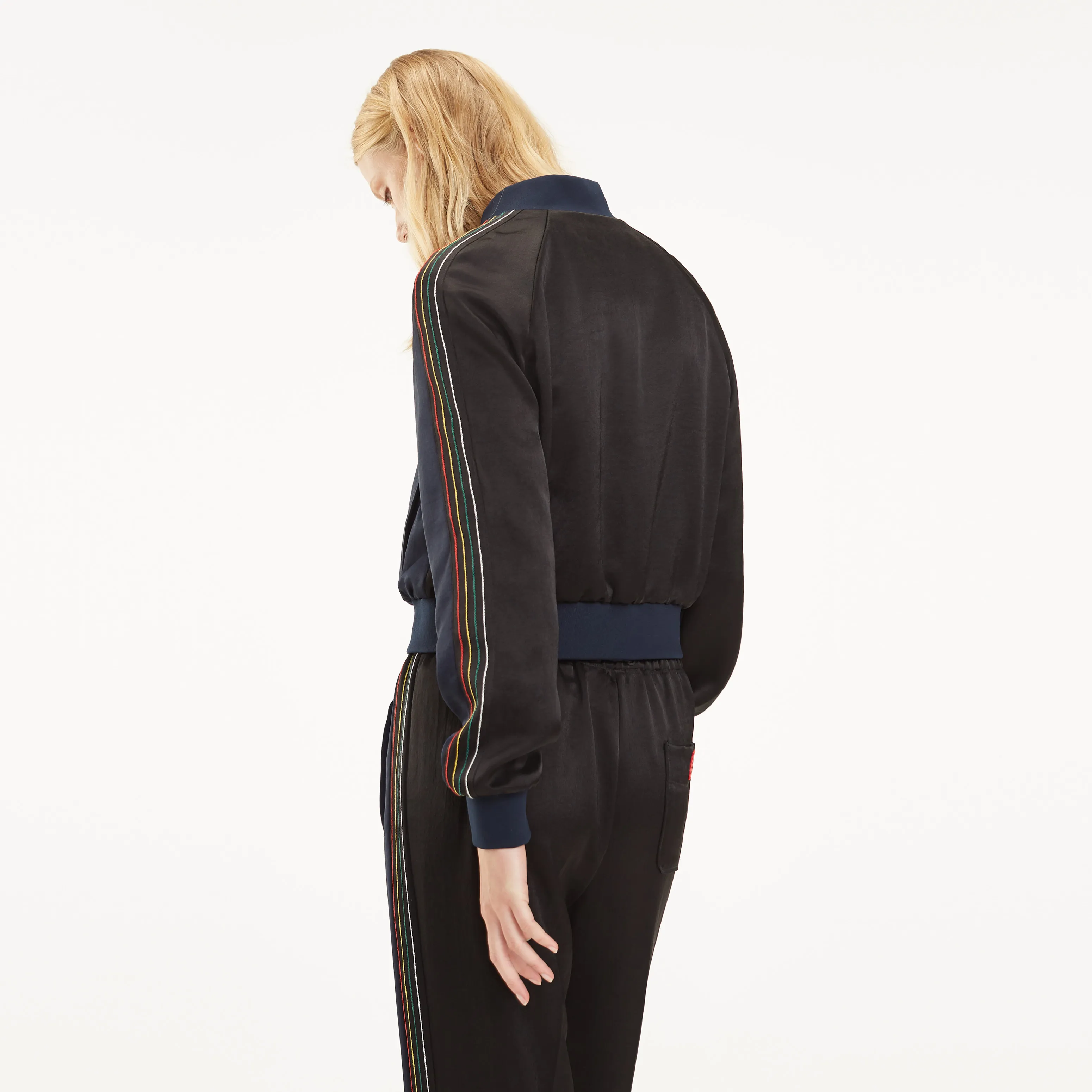 Sateen Bomber Jacket | Coats & Jackets | Tommy Hilfiger