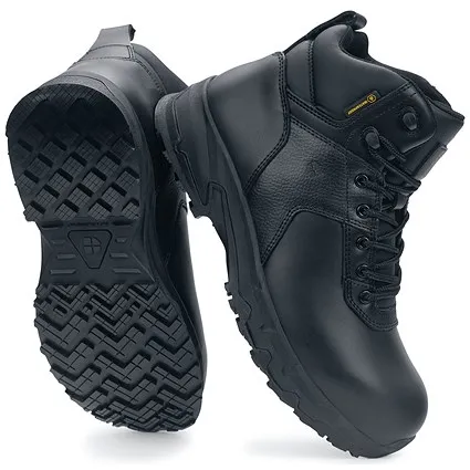 Shoes For Crews Stratton III Work Boots, Black, 11