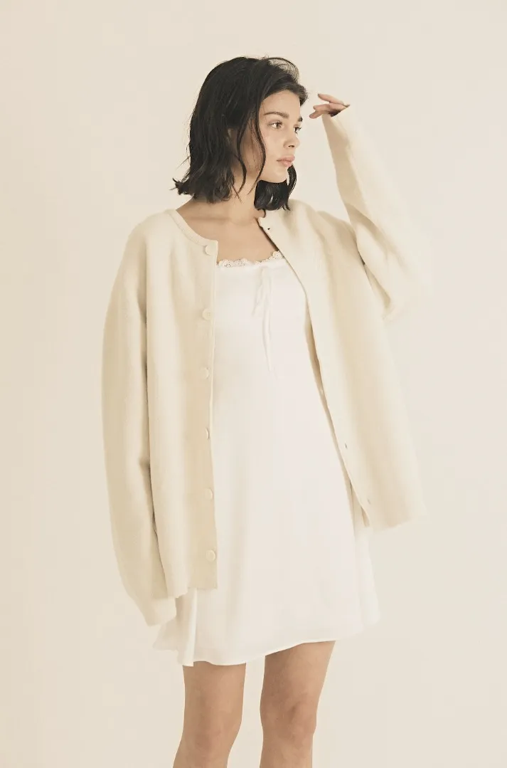 threetimes  |Casual Style Unisex Logo Cardigans