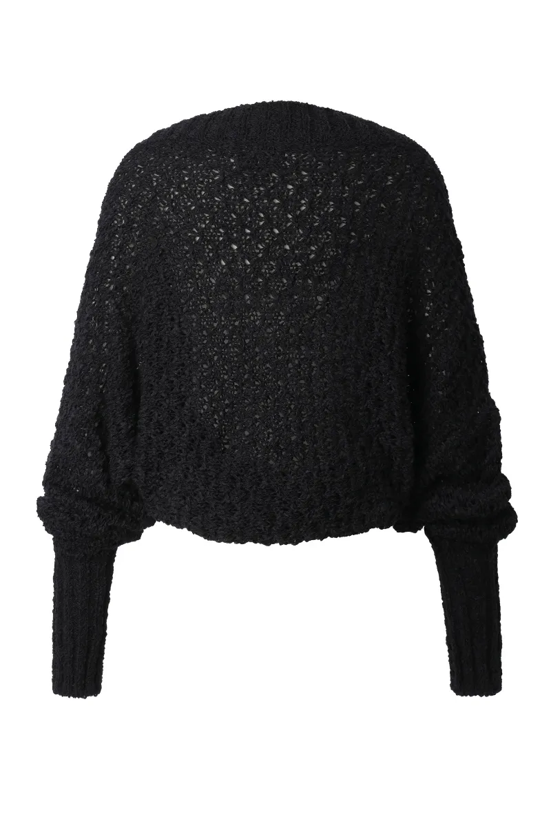 threetimes  |Street Style Long Sleeves Plain Cardigans